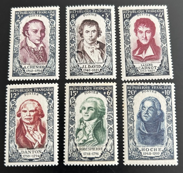 France 1950 #B249-54 Mint