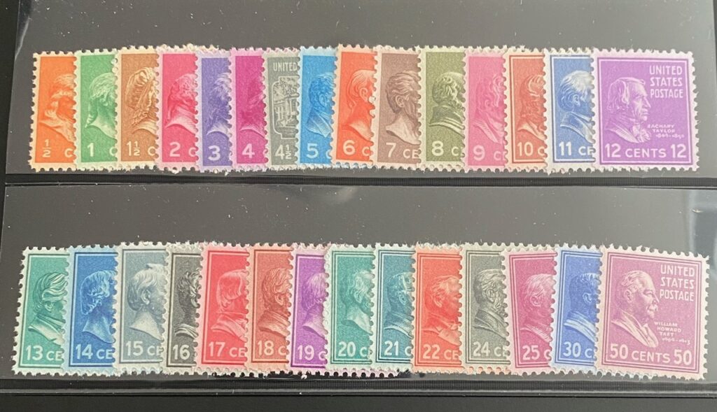 United States #803-31 Mint Never Hinged