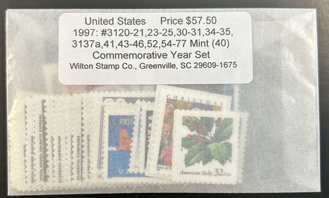 United States 1997 Mint Year Set (40)