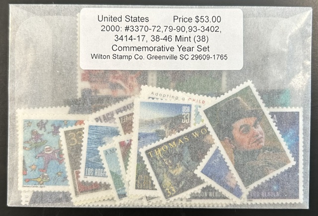 United States 2000 Mint Year Set of 38