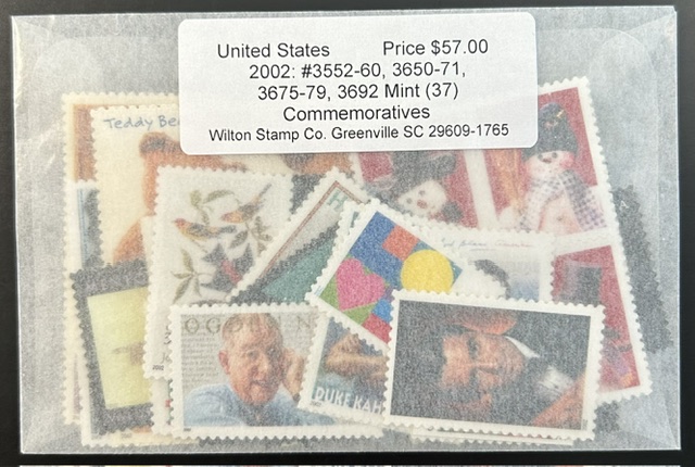 United States 2002 Mint Year Set of 37