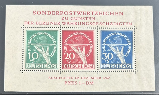 Germany-Berlin 1949 #9NB3a Mint