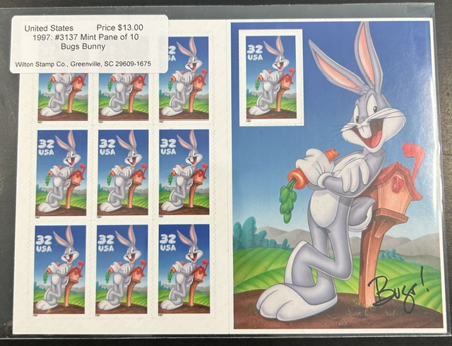 United States 1997 Bugs Bunny #3137