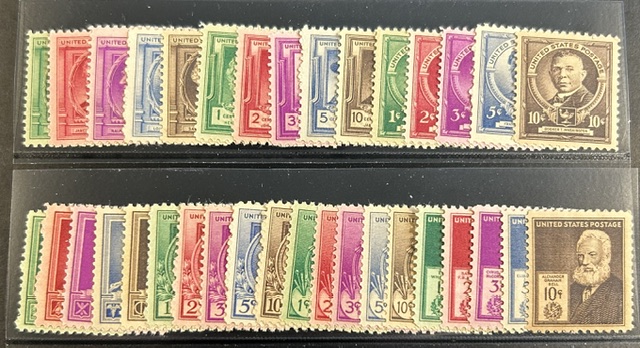 United States #859-93 Mint